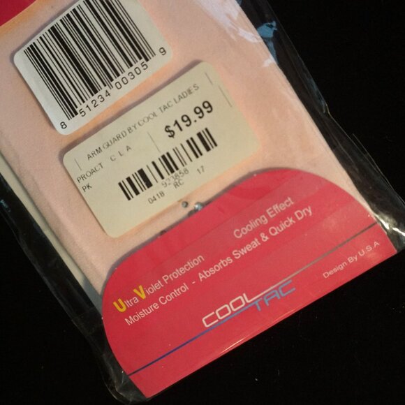 Cool Tac UV Protection Arm Guard Light Pink Cooling Effect Women’s Small - Picture 6 of 6
